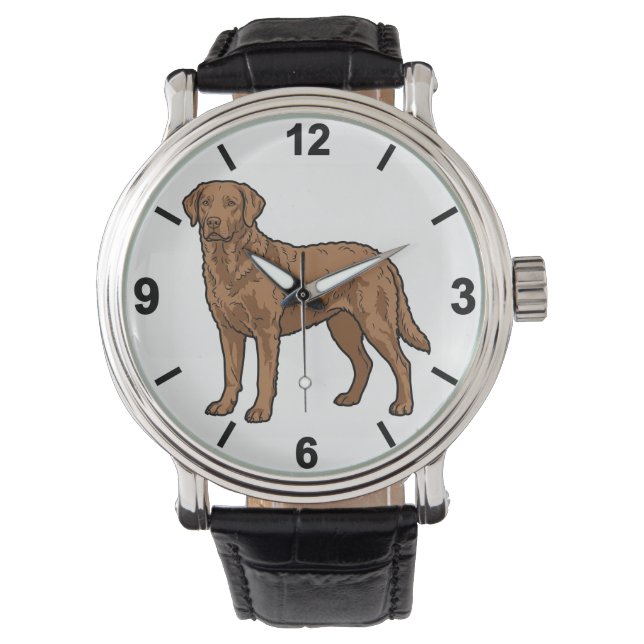 Relógio Chesapeake Bay Retriever Dog Wrist Watch (Frente)