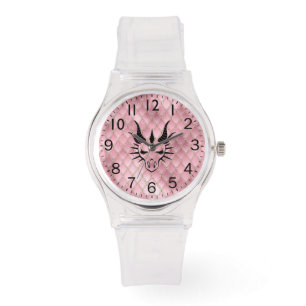 Relógio Chic Black Dragon Head & Pink Dragon Scales