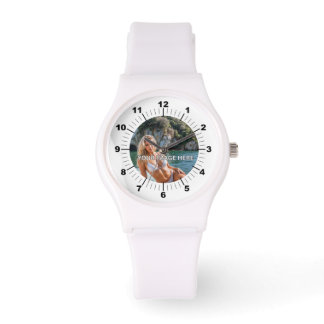 Relógio CHIC! ✨ White Silicone Strap Watch