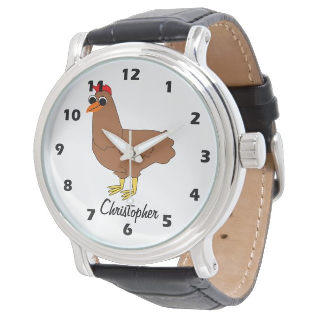 Relógio Chicken Design Personalised (Angular)