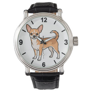 Relógio Chihuahua Dog Wrist Watch Cute Pet Style