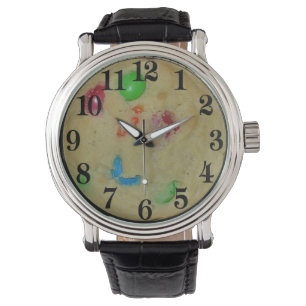 Relógio Chocolate Candy Piece Cookie Fun Novelty Watch