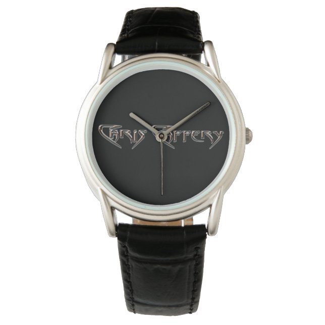 Relógio Chris Caffery Watch (preto) (Frente)