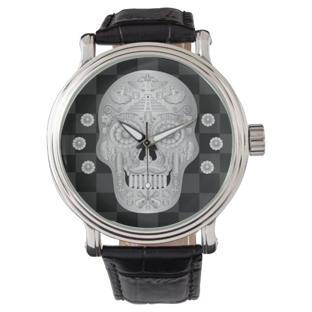 Relógio Chrome Calavera Watch (Frente)