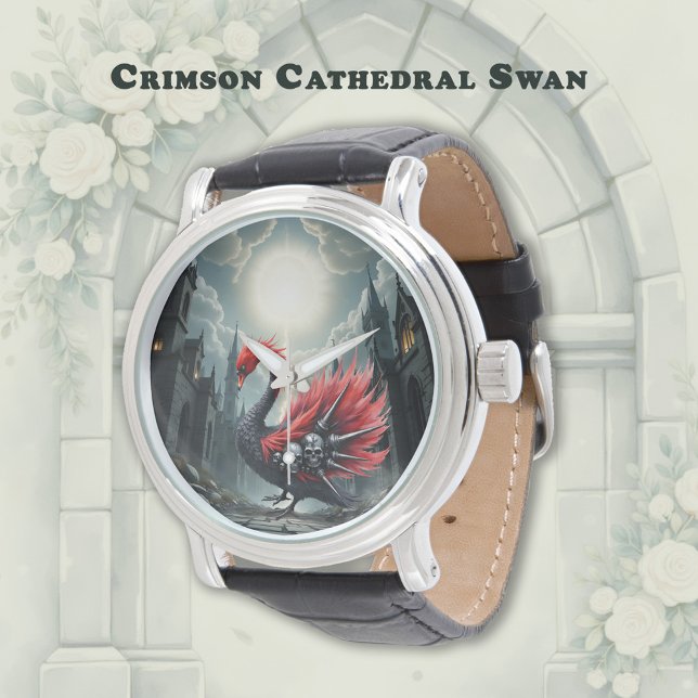 Relógio Cisne da Catedral Carmesim. (Criador carregado)