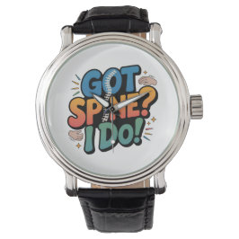 Relógio Citação da Saúde Humor Spine do Chiropractor