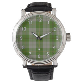 Relógio Clã Cunningham Eterno Clássico Vestido Verde Tarta
