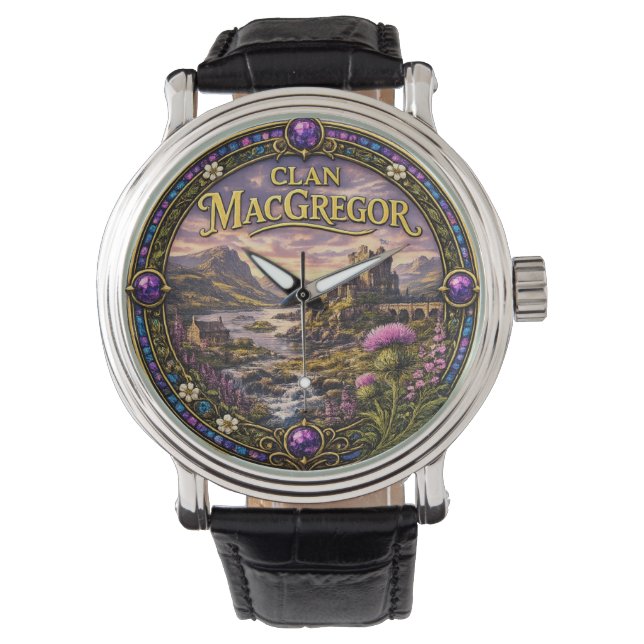 Relógio Clã Escocês MacGregor (Frente)