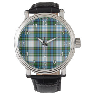 Relógio Clã Eterno Campbell Dress Tartan Xadrez