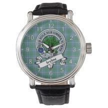Clã Eterno Clã Irvine Crachá Tartan Watch
