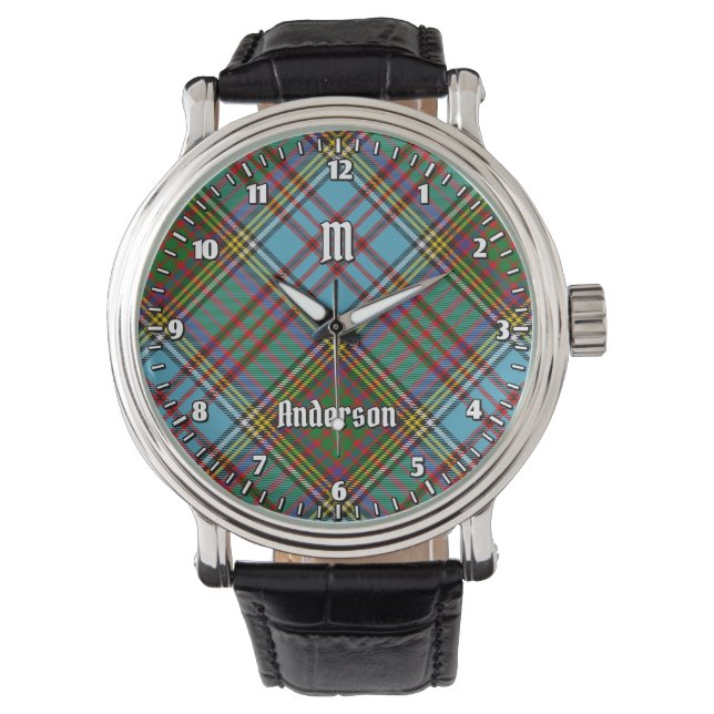 Relógio Clan Anderson Tartan Watch (Frente)