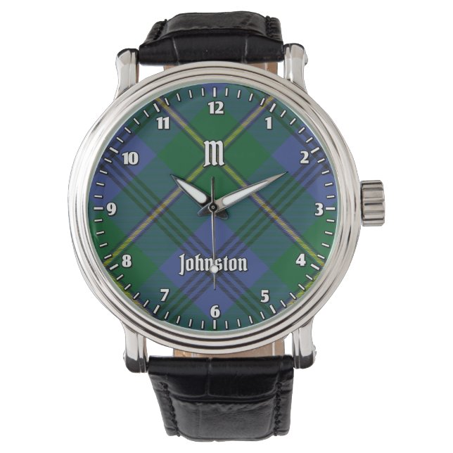 Relógio Clan Johnston Tartan Watch (Frente)