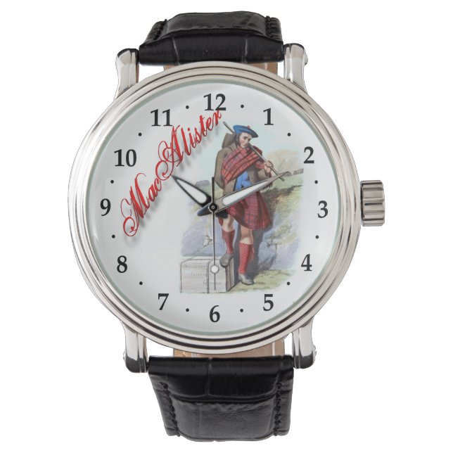 Relógio Clan MacAlister Scottish Dream Watch (Frente)