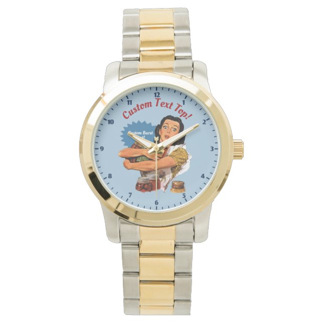 Relógio Claro Que Posso. (Frente)