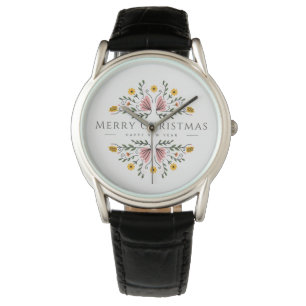 Relógio Classic Black Leather Watch