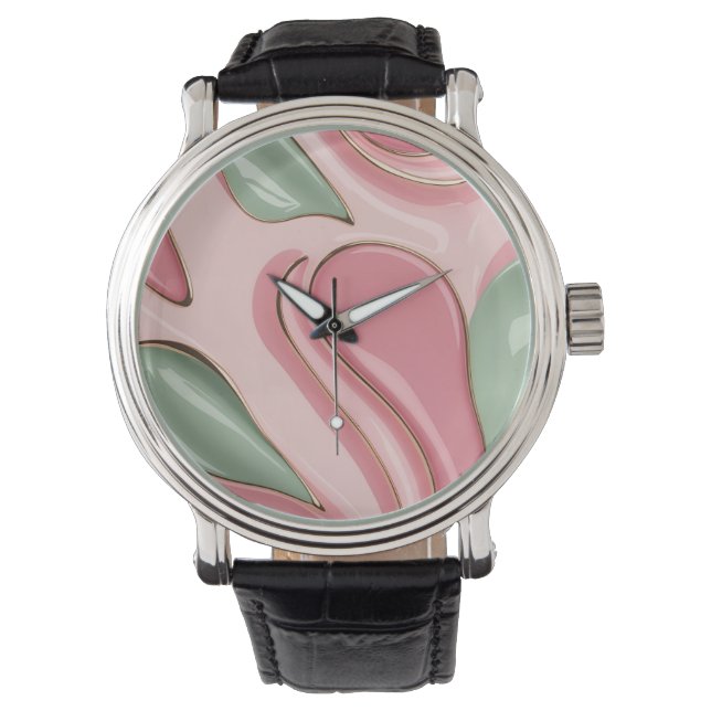 Relógio Classic watch in stylish abstract graphic (Frente)
