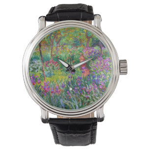 Relógio Claude Monet: Jardim Íris em Giverny