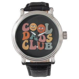 Relógio Clube de Pais Legais Pai Dia dos Pais Retro Groovy