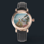 Relógio Coastline | Positano, Costa Amalfi, Itália<br><div class="desc">Esta incrível foto do Getty Images apresenta Positano,  Costa Amalfi,  Campânia,  Sorrento,  Itália. Vista da cidade e do litoral num pôr do sol de verão.</div>