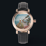 Relógio Coastline | Positano, Costa Amalfi, Itália<br><div class="desc">Esta incrível foto do Getty Images apresenta Positano, Costa Amalfi, Campânia, Sorrento, Itália. Vista da cidade e do litoral num pôr do sol de verão.</div>