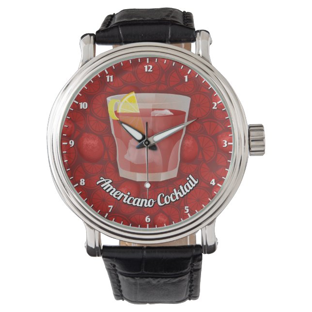 Relógio cocktail americano (Frente)