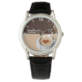 Relógio Coffee Cup Wrist Watch – Stylish Cafe Inspired Tim