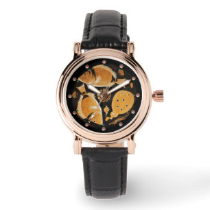 RELÓGIO COLEÇÃO DE POMPEII/PEIXES, OCEANO - CENA DA VIDA