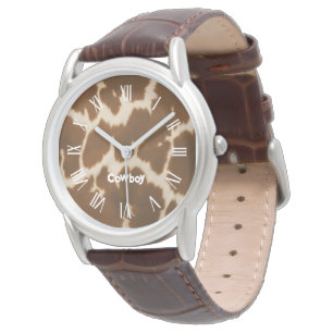 Relógio Coleção Popular Elegante De Vaca Faux Leather