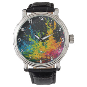 Relógio Colorir Coloração de Tinta