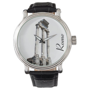 Relógio Colunas de pedra antiga