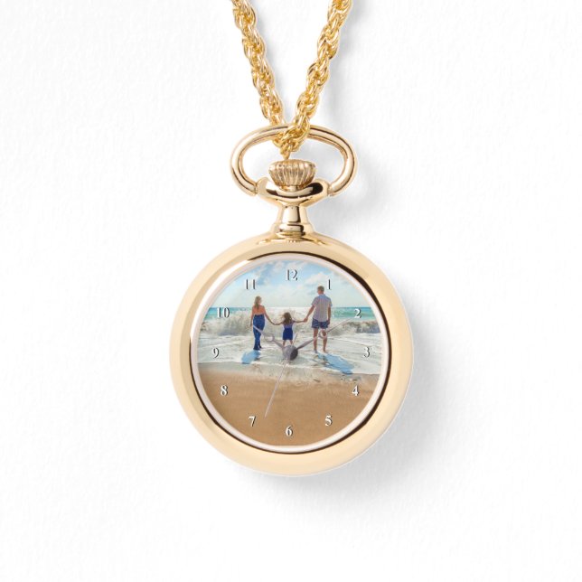 Relógio com Foto Personalizada Presente Personaliz (Frente)