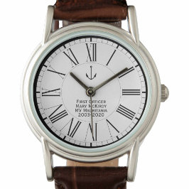 Relógio Comandante da Primeira Oficial de Tripulação Naval