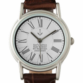 Relógio Comandante da tripulação do navio