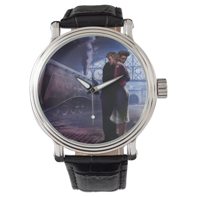 Relógio Comboio azul (Frente)