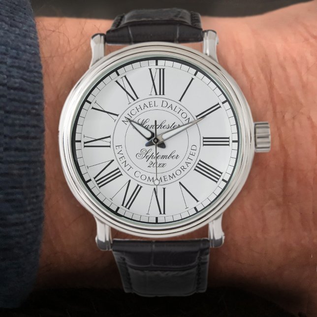 Relógio Comemoração de evento especial personalizada (Criador carregado)