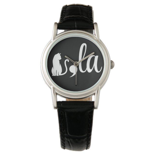 Relógio Comma La Kamala Harris - mãe de gato para Kamala (Frente)