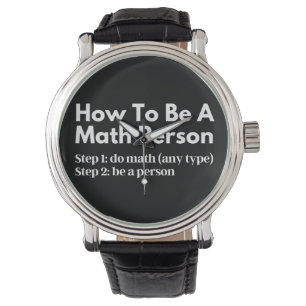 Relógio Como Ser Uma Pessoa De Matemática