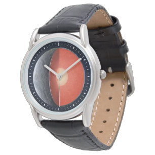 Relógio Como Um Planeta Rocky Se Forma.