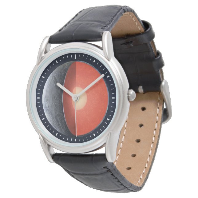 Relógio Como Um Planeta Rocky Se Forma. (Angular)