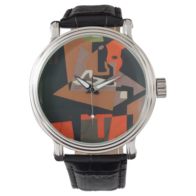 Relógio Composição (óleo na canvas) (Frente)