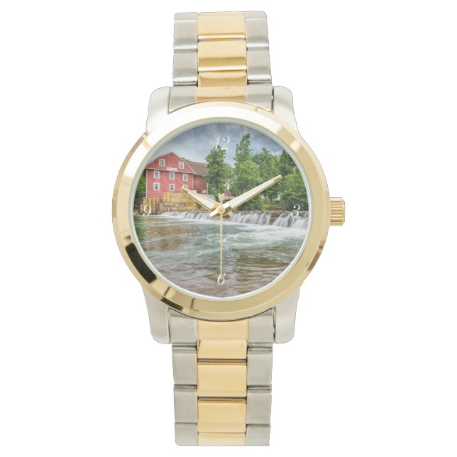 Relógio Comprimidos e cascata da águia de guerra (Frente)