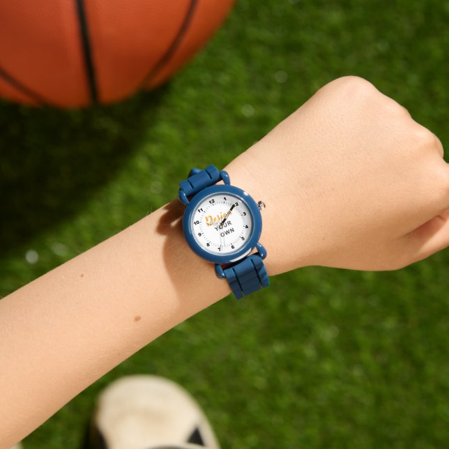 Relógio COOL! 💙 Custom Blue Kids Watch Design (Pulso)