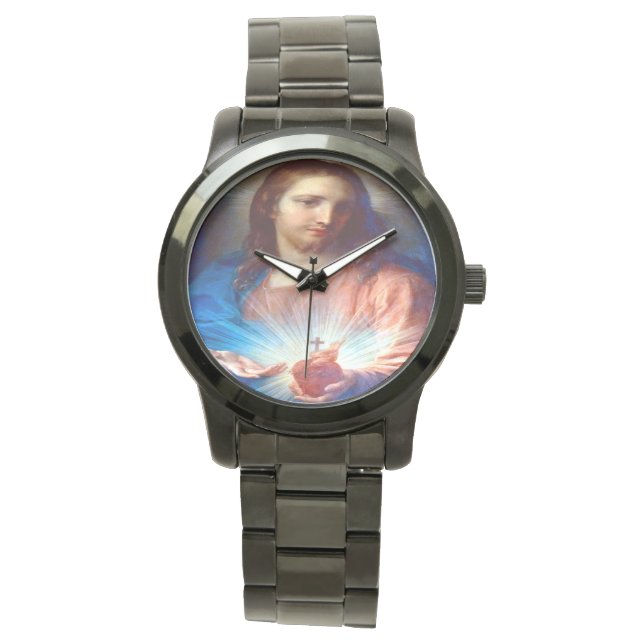 Relógio Coração Sagrado de Jesus (Frente)