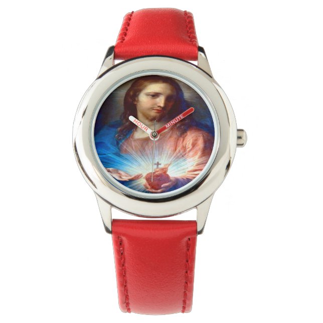 Relógio Coração Sagrado de Jesus (Frente)