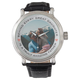 Relógio Corações de Fotografias Personalizadas do dia de o