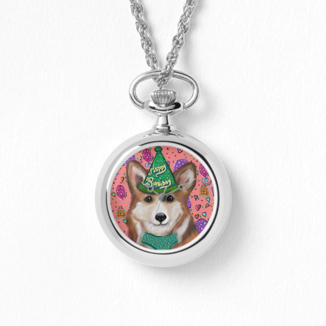 RELÓGIO CORGI GALÊS PEMBROKE (Frente)