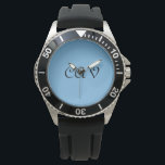 Relógio Cornflower Blue<br><div class="desc">Este belo auto-falante azul de córnflor manterá seu auto-falante carregado e azul. Também pode ser personalizado para torná-lo seu auto-falante único.</div>