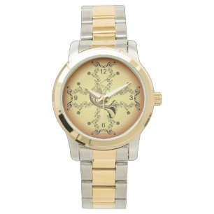 Relógio Corno Francês~Rolagem Musical~Fundo do Ouro~