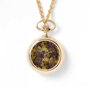 Relógio Corujas de outono