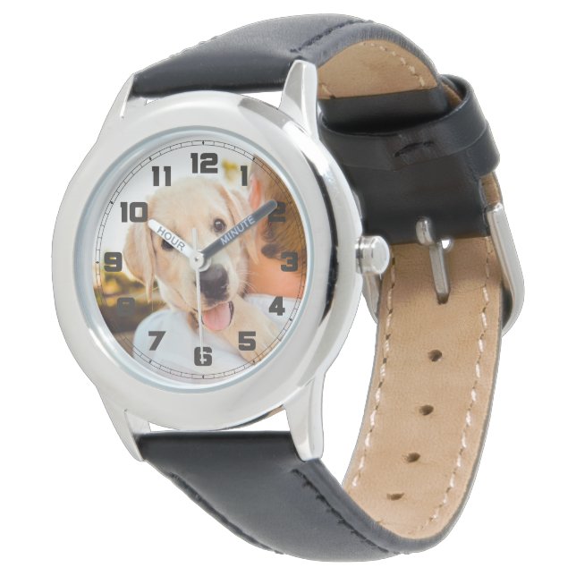 Relógio Criações Pessoais Cute Puppy Kids Watch (Angular)